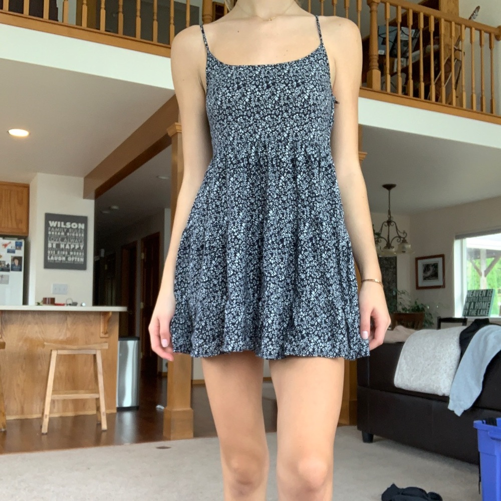 Blue Floral Dress